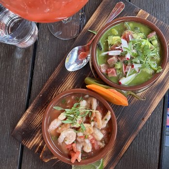 Cha Cha's Latin Kitchen - Shrimp Ceviche Ceviche Sampler - Bars Near Me - Brea, California