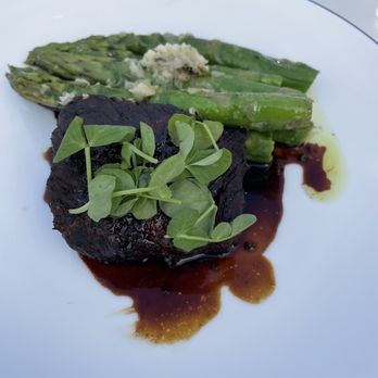 Candor by Giuseppe - Braised short rib , substituted extra asparagus for the carrots and potatoes - New American Near Me - La Jolla, California