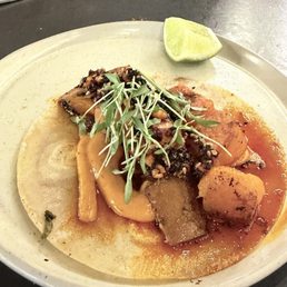 Batata - sweet potato taco - YES! Batata - sweet potato taco - YES!