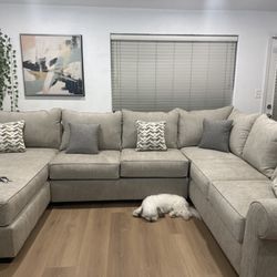 Furniture Nobel Prize - Custom couch we told him exact measurements, color, cushion fabric and he did not disappoint. We're so happy..