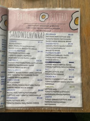 Menu photo 2 Brioche Bistro Aguada, PR