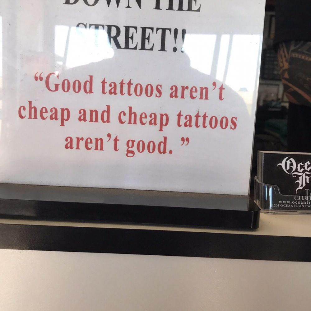 Ocean Front Tattoo - Tattoo Near Me - Venice, California Ocean Front Tattoo - Tattoo Near Me - Venice, California
