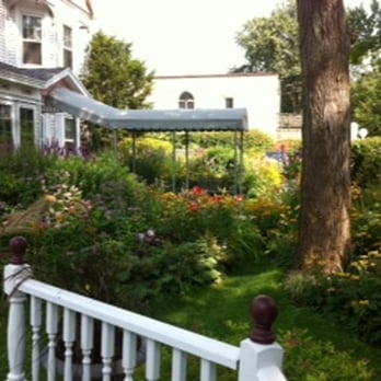Yelton Manor Bed & Breakfast - View from patio of entrance of Guest House - Hotels Near Me - South Haven, Michigan Yelton Manor Bed & Breakfast - View from patio of entrance of Guest House - Hotels Near Me - South Haven, Michigan