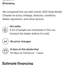 Advertised price with no additional fees or markups