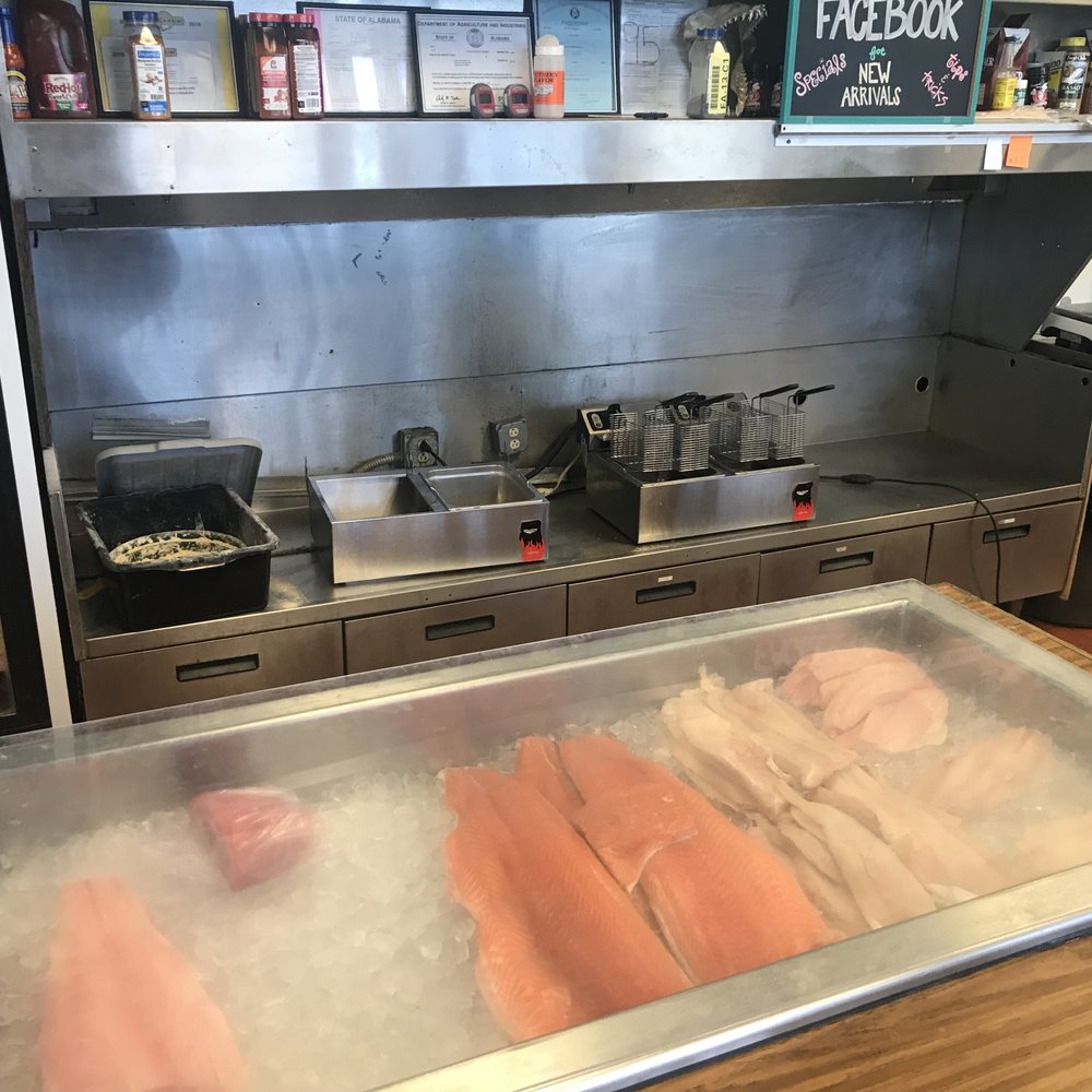 Ard's Seafood Market - Fresh fish and Fried fish cooking area behind - Seafood Near Me - Decatur, Alabama Ard's Seafood Market - Fresh fish and Fried fish cooking area behind - Seafood Near Me - Decatur, Alabama