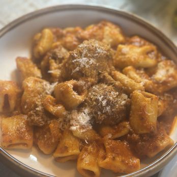 Capri Lasagneria - Build Your Own Pasta - Rigatoni Bolognese and Meatballs - Italian Near Me - Burlingame, California