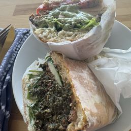 Lemon pesto chicken and lamb chimichuri Lemon pesto chicken and lamb chimichuri