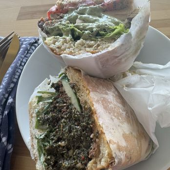 Uncle Funz Provisions - Lemon pesto chicken and lamb chimichuri - Salad Near Me - St Pete Beach, Florida Uncle Funz Provisions - Lemon pesto chicken and lamb chimichuri - Salad Near Me - St Pete Beach, Florida