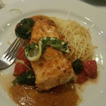 Canyon Grille - Soy salmon with angel hair pasta..salmon was absolutely delicious - American Near Me - Escondido, California