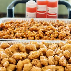 Weng's Kitchen - Sesame chicken  sweet-and-sour chicken