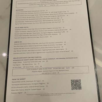 Spago - Menu - New American Near Me - Las Vegas, Nevada