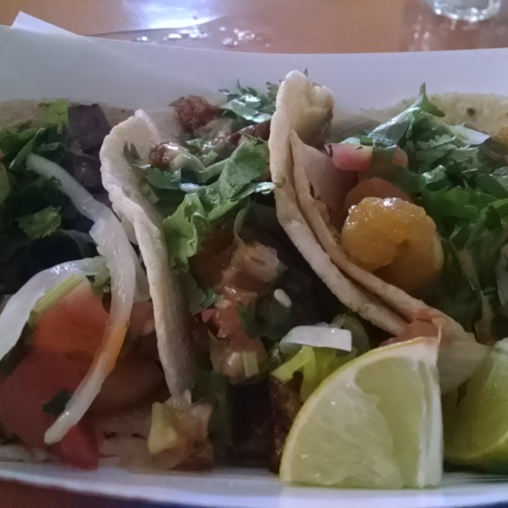 La Pasadita - From left: lengua (tongue), al pastor (pork), and chicharron (pork skin) - Mexican Near Me - Homestead, Florida La Pasadita - From left: lengua (tongue), al pastor (pork), and chicharron (pork skin) - Mexican Near Me - Homestead, Florida