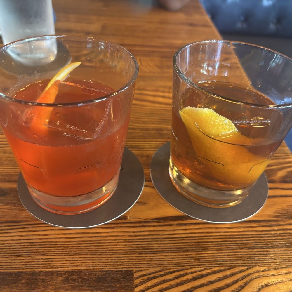 Bosscat Kitchen & Libations  - Negroni noir, Smoke and spice - New American Near Me - Woodlands, Texas
