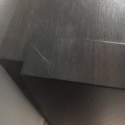 After photo of broken dresser