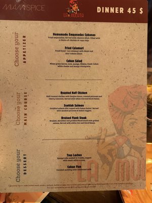 Menu photo 8 La Mulata Miami Beach, FL