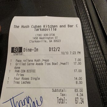 The Hush Cuban Kitchen - Bars Near Me - Clarkesville, Georgia