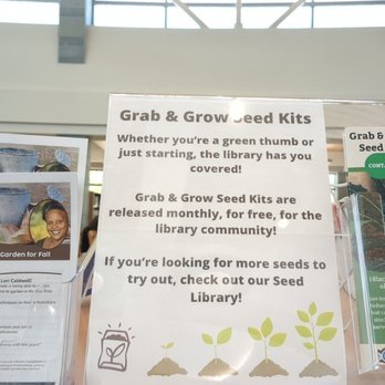 Dublin Library - Seed kits. - Libraries Near Me - Dublin, California