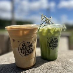 A Little A Latte - Hapa Latte and Vanilla Matcha