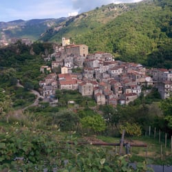 Miralonga - Paesaggio che si vede dalla trattoria