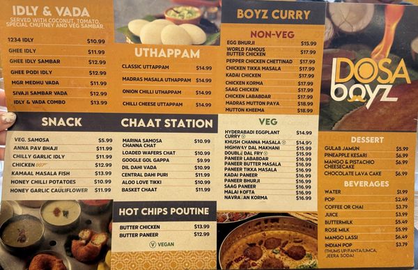 Menu photo 3 Dosa Boyz Niagara Falls, ON