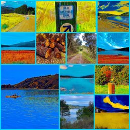 Montage of images from San Pablo Reservoir Montage of images from San Pablo Reservoir