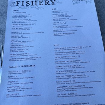 The Fishery - Menu - Seafood Markets Near Me - San Diego, California The Fishery - Menu - Seafood Markets Near Me - San Diego, California
