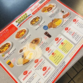 Waffle House - Menu Front Side - Diners Near Me - Houston, Texas Waffle House - Menu Front Side - Diners Near Me - Houston, Texas