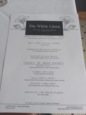Menu photo 6 The White Linen Topeka, KS