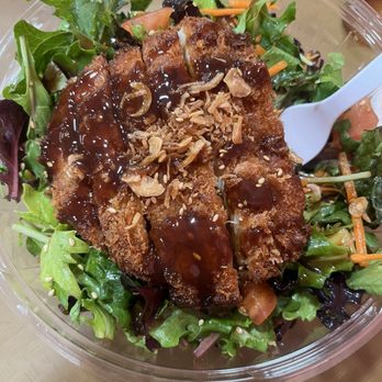 Happy Eatery - Chicken Katsu Salad - Asian Fusion Near Me - Ocean City, New Jersey Happy Eatery - Chicken Katsu Salad - Asian Fusion Near Me - Ocean City, New Jersey