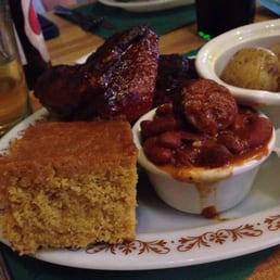 The two way platter with chicken and ribs! The two way platter with chicken and ribs!