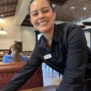 Mimi's Cafe - Ms. Leslie our wait person, the smile is worth stopping by. - American Near Me - Arlington, Texas Mimi's Cafe - Ms. Leslie our wait person, the smile is worth stopping by. - American Near Me - Arlington, Texas