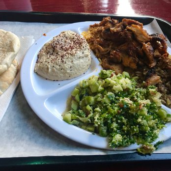 Sultan's Market - Shawerma dinner with hummus and a mix of Jerusalem and Tabuli salad - Middle Eastern Near Me - Chicago, Illinois Sultan's Market - Shawerma dinner with hummus and a mix of Jerusalem and Tabuli salad - Middle Eastern Near Me - Chicago, Illinois