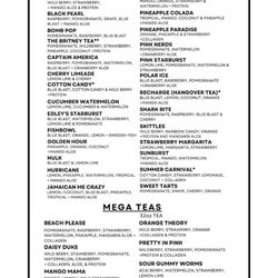 Revitalize Nutrition - Tea Menu