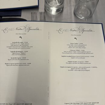 Bagni Delfino - Menu - Seafood Near Me - Sorrento, NA Bagni Delfino - Menu - Seafood Near Me - Sorrento, NA