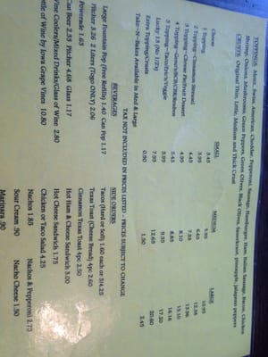 Menu photo 1 Geno's Pizza  Preston, IA