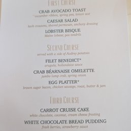 Brunch Menu