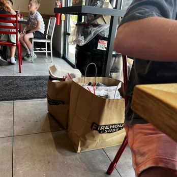 Firehouse Subs - Trash piled on floor that the staff ignored. - Fast Food Near Me - Orangeburg, South Carolina Firehouse Subs - Trash piled on floor that the staff ignored. - Fast Food Near Me - Orangeburg, South Carolina