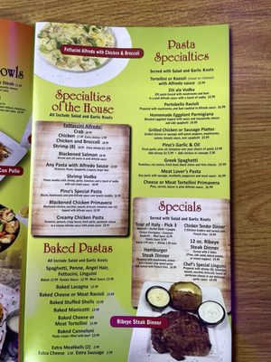 Menu photo 1 Pino's Pizza Wakefield, VA