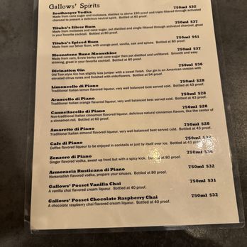 Gallows Hill Spirits - Spirits Menu - Distilleries Near Me - Allentown, Pennsylvania