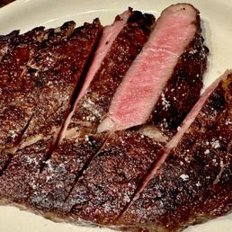Black Opal F1 boneless ribeye, seared in a perforated cast iron over oak. 11/10 Black Opal F1 boneless ribeye, seared in a perforated cast iron over oak. 11/10