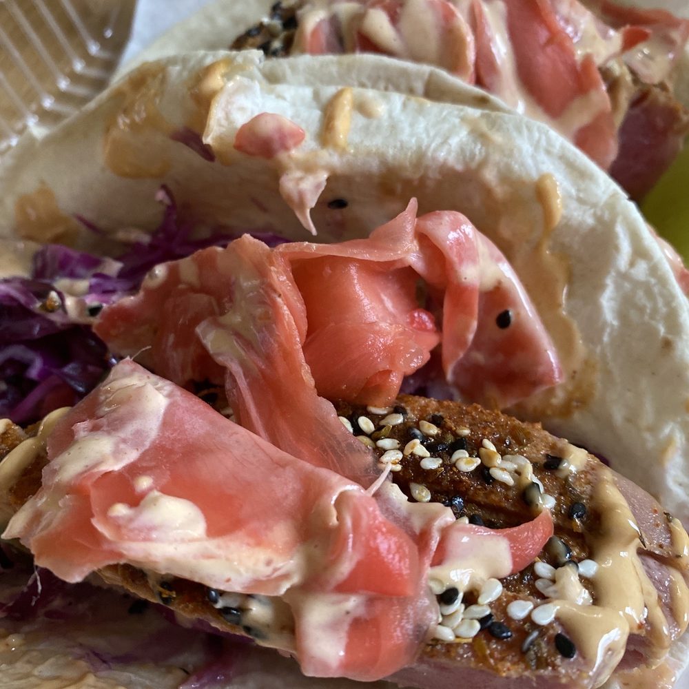 Gina's Cafe - Sesame Street tacos loaded with tuna! - Beer, Wine & Spirits Near Me - Saint Michaels, Maryland