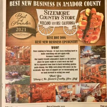 Sizemore Country Store - From their Facebook I believe. - Convenience Stores Near Me - Volcano, California Sizemore Country Store - From their Facebook I believe. - Convenience Stores Near Me - Volcano, California