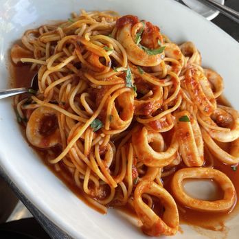 Maria's Italian Kitchen - Calamari Fra Diavolo - Italian Near Me - Sherman Oaks, California Maria's Italian Kitchen - Calamari Fra Diavolo - Italian Near Me - Sherman Oaks, California