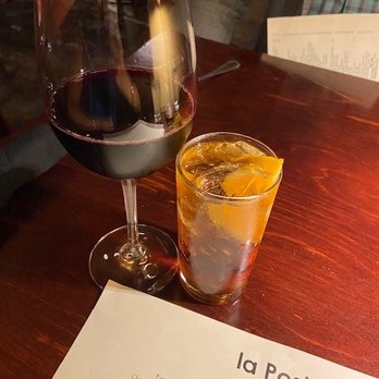 La Posta - Rinaldini Lambrusco (red sparkling) and Vermouth Torino - Italian Near Me - Santa Cruz, California