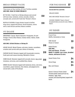 Menu photo 3 My Bar & Grille Milford, CT