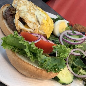 Farmhouse Kitchen - Burger (amazing) and Salad - Breakfast & Brunch Near Me - Leland, North Carolina Farmhouse Kitchen - Burger (amazing) and Salad - Breakfast & Brunch Near Me - Leland, North Carolina
