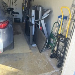 My Junk Genie - Before: treadmill and water heater removal