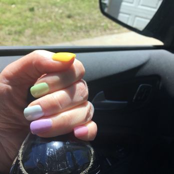 Zen Nails - Easter multi colored. - Nail Salons Near Me - Arnold, Missouri