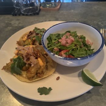 Pablo y Pablo - 2 artichoke vegan tacos - Mexican Near Me - Woodinville, Washington