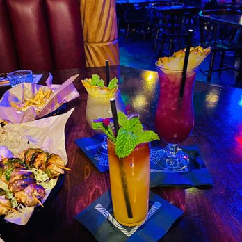 Dr. Funk - Shaman King(one in the center) ship Wreck(right side), Dead mans isle(left side) - Tiki Bars Near Me - San Jose, California Dr. Funk - Shaman King(one in the center) ship Wreck(right side), Dead mans isle(left side) - Tiki Bars Near Me - San Jose, California